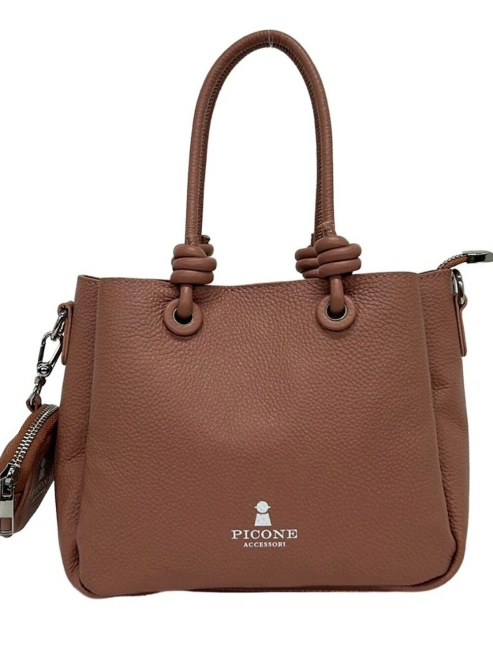PICONE Pink Leather Handbag